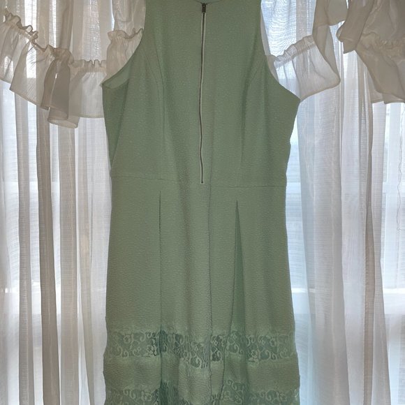 Express Mint Green A-line Dress Size 12 - Picture 4 of 6
